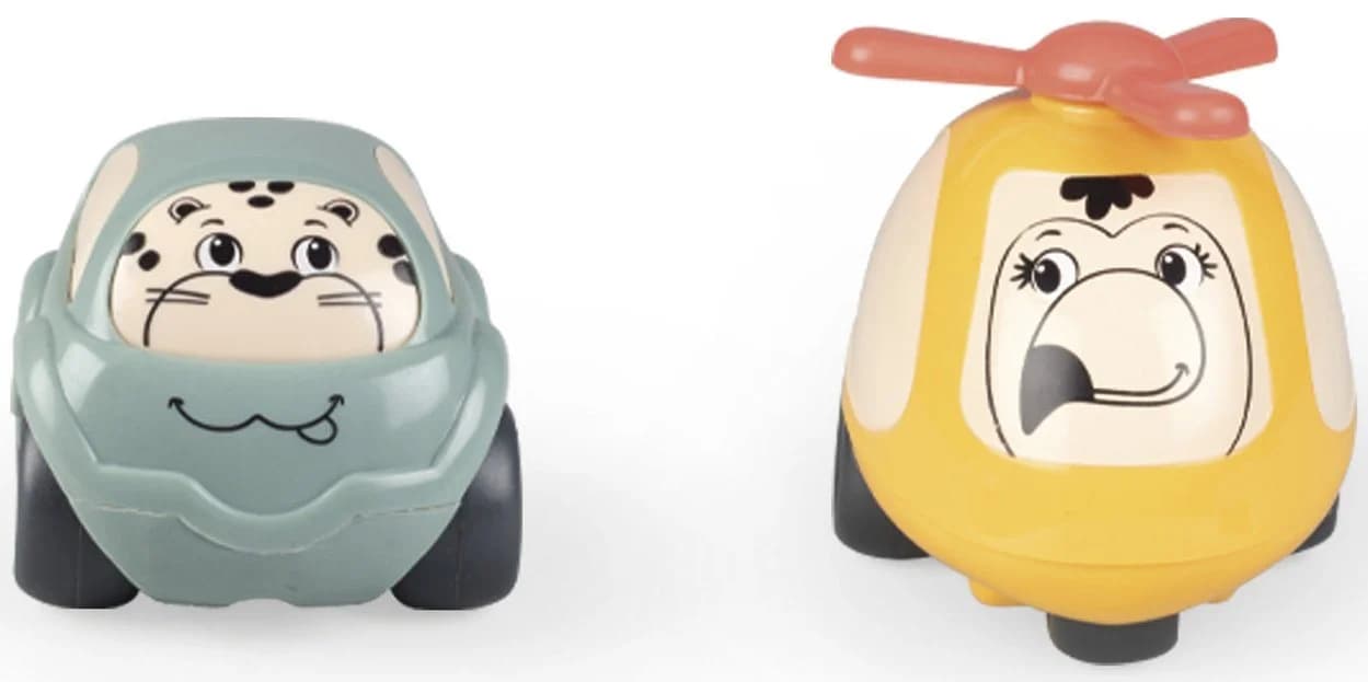 Smoby Little Smoby Großes Parkhaus Blau Weiß mit Mini-Flitzer