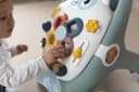 Smoby Little Smoby 3in1 Lauflernwagen Blau/Weiß mit Activity-Board Bild 1