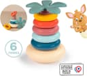 Smoby Steckspielzeug LS Stehauf-Ringpyramide Bunt Made in Europe Bild 1