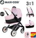 Smoby Kombi-Puppenwagen Maxi-Cosi 3-in-1 Rosa Bild 2