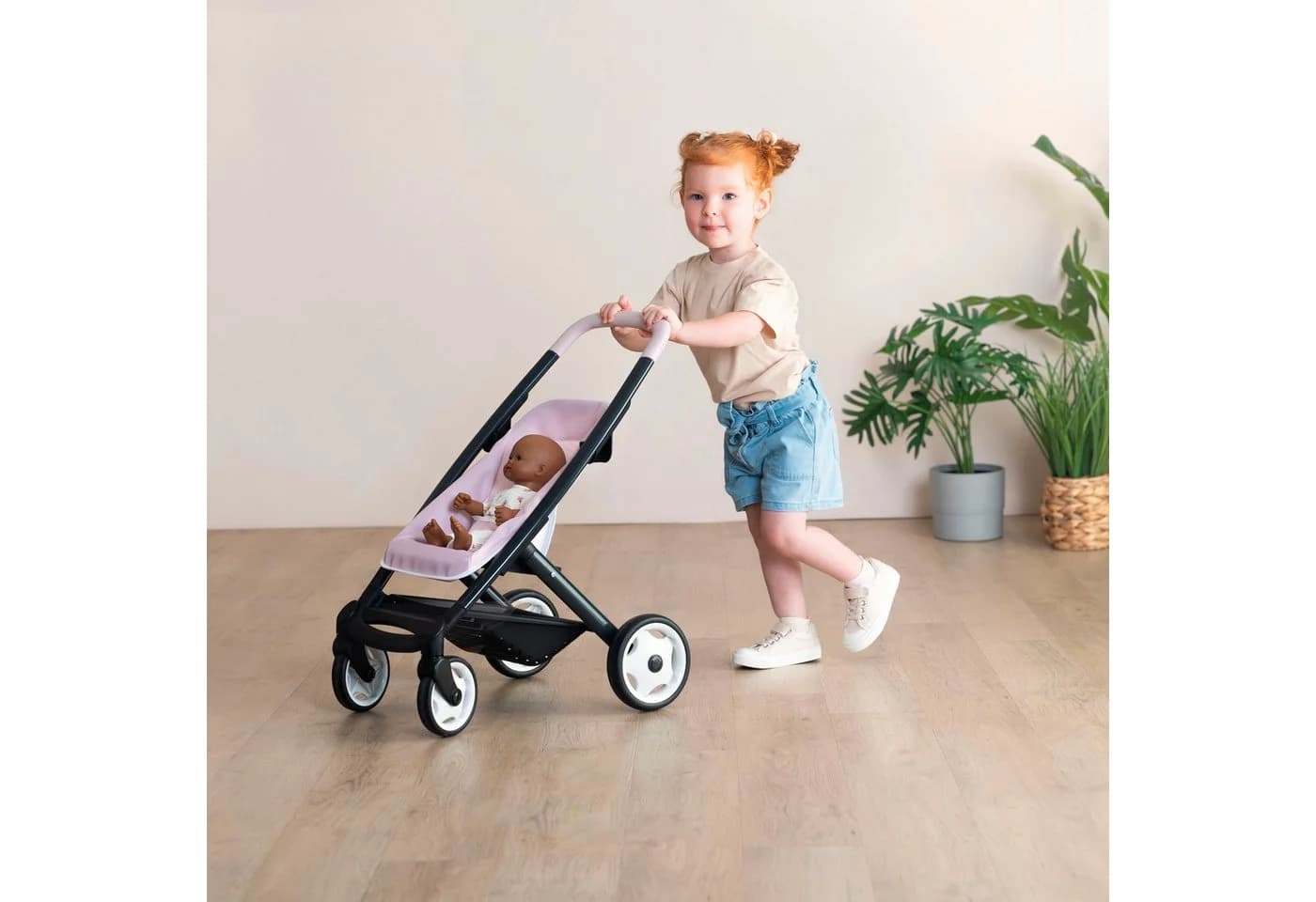 Smoby Kombi-Puppenwagen Maxi-Cosi 3-in-1 Rosa - Bild 5