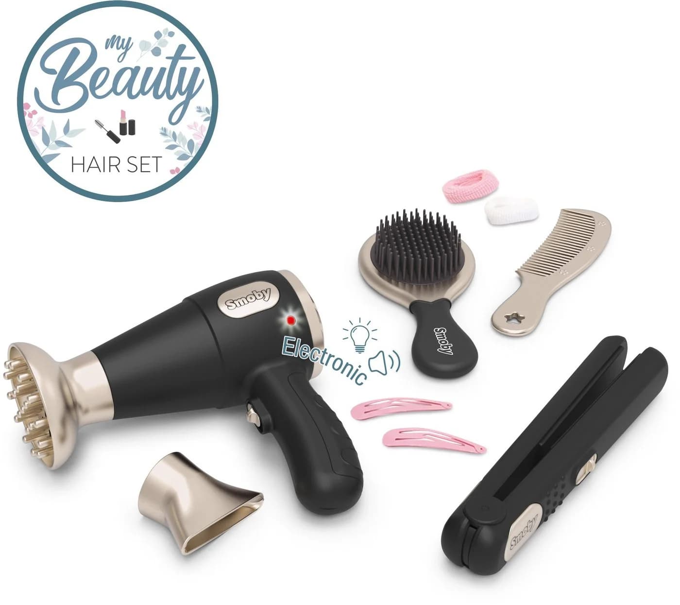 Smoby Spielzeug-Frisierkoffer My Beauty Frisierset mit Fön Licht Sound - Bild 3