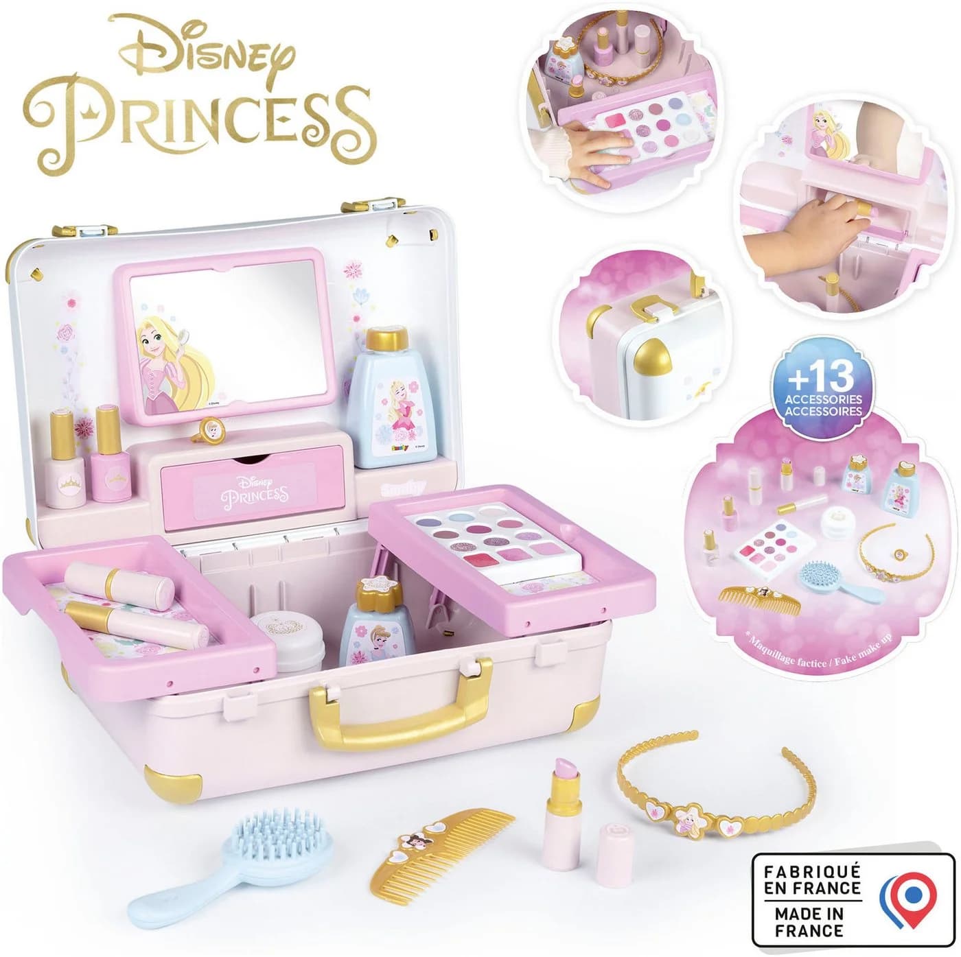 Smoby Disney Princess Kosmetikkoffer Rosa Kreativset - Bild 2