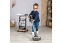 Smoby Kinder-Besenwagen Rowenta Reinigungstrolley Braun Grau mit Sound Bild 1