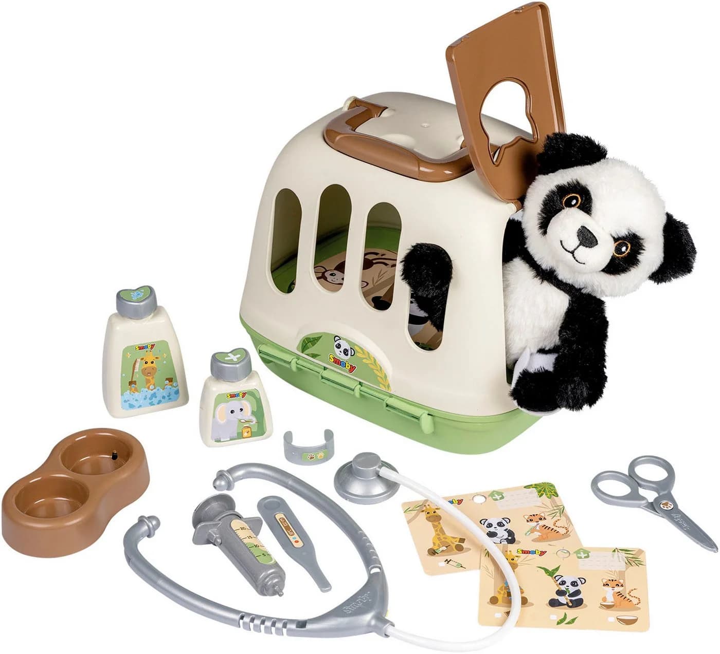 Smoby Tierarzt-Spielset im Koffer mit Plüsch-Panda & Zubehör