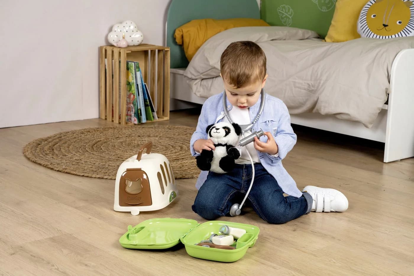 Smoby Tierarzt-Spielset im Koffer mit Plüsch-Panda & Zubehör - Bild 5