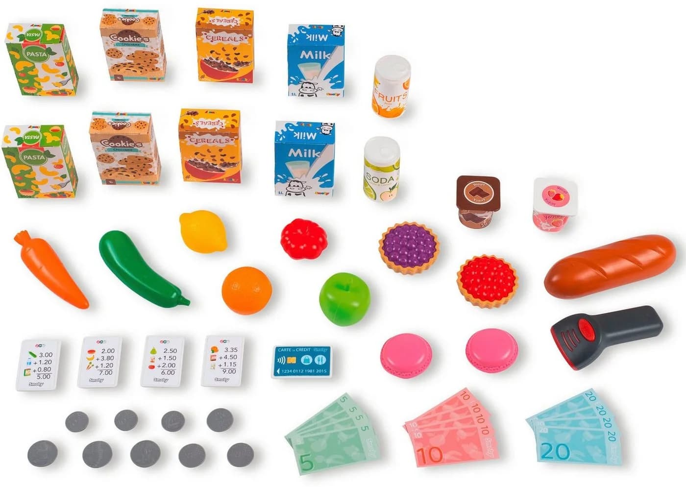 Smoby Supermarkt Maxi mit Einkaufswagen blau Sound Lichteffekte