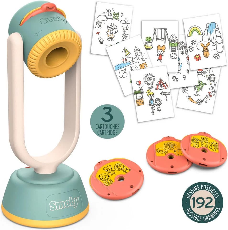 Smoby Zeichenprojektor Malvorlage Bunt
