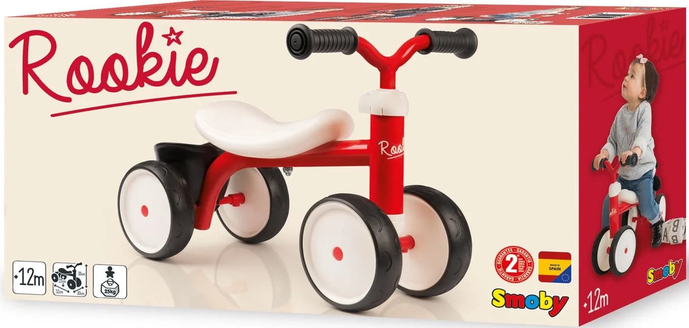 Smoby Rutscher Rookie rot-beige mit Metallrahmen