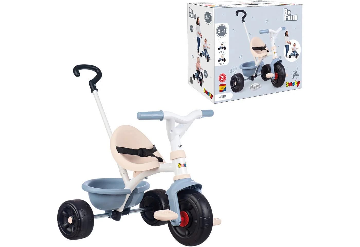 Smoby Dreirad Outdoor blau 7600740336