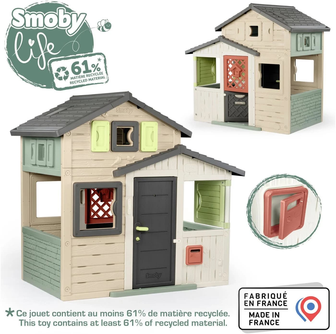 Smoby Life Evo Friends Spielhaus Bunt Kunststoff