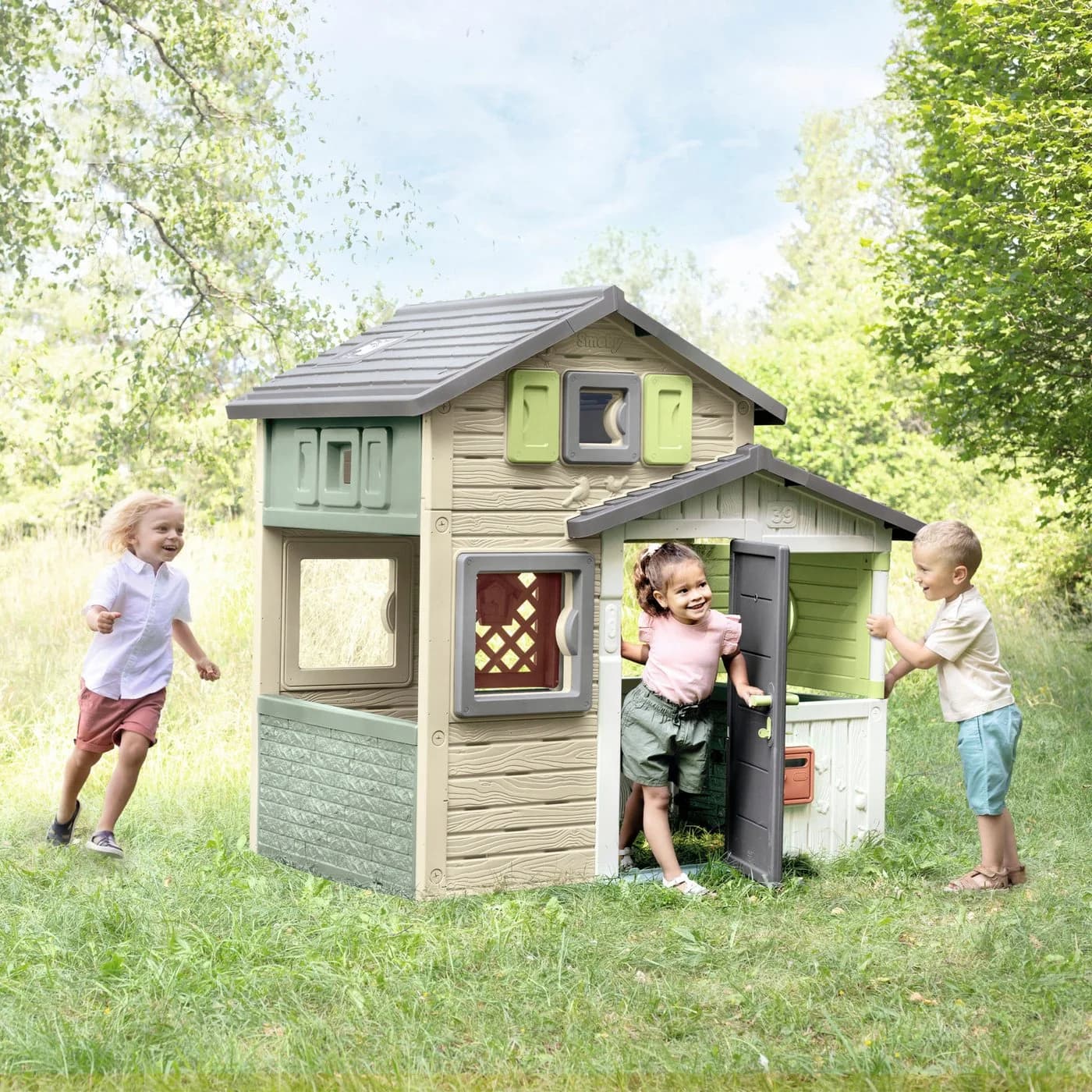 Smoby Life Evo Friends Spielhaus Bunt Kunststoff - Bild 4