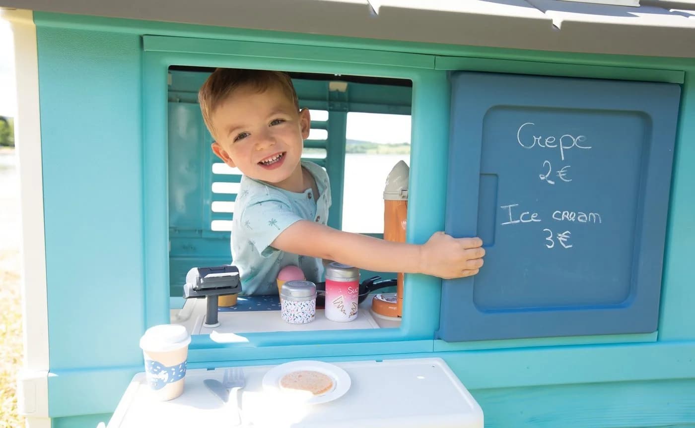 Smoby Spielhaus Sweety Corner Bunt mit Verkaufstheke und Zubehör - Bild 5