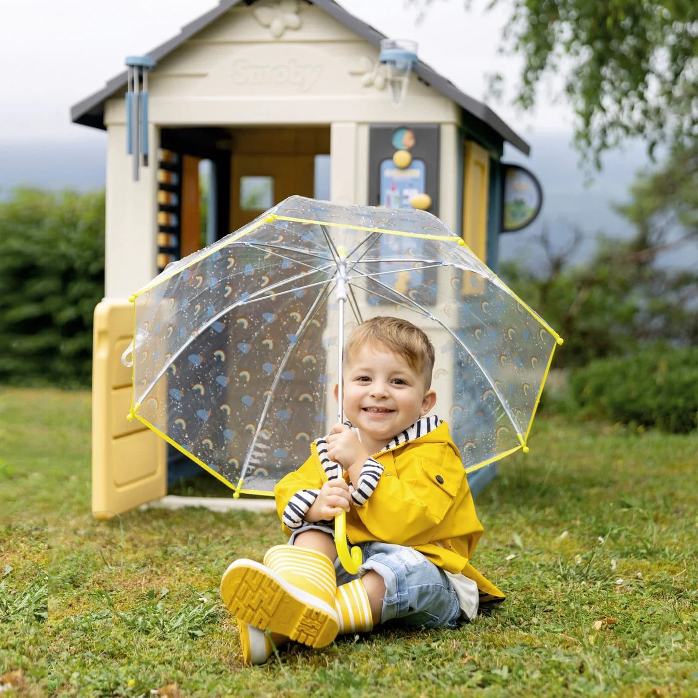 Smoby 4-Seasons Spielhaus Bunt mit Wetterstation - Bild 4