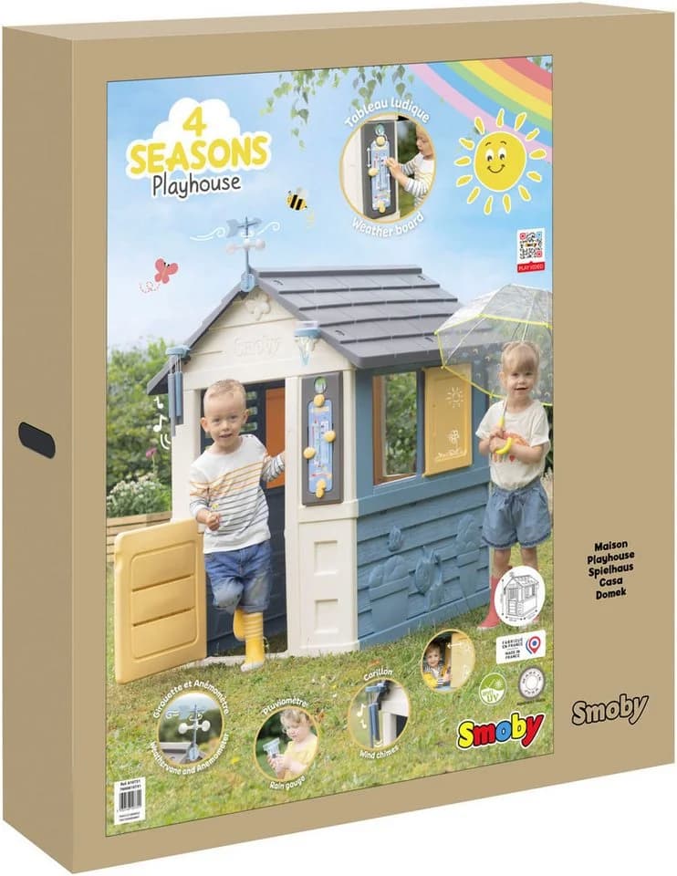 Smoby 4-Seasons Spielhaus Bunt mit Wetterstation - Bild 5
