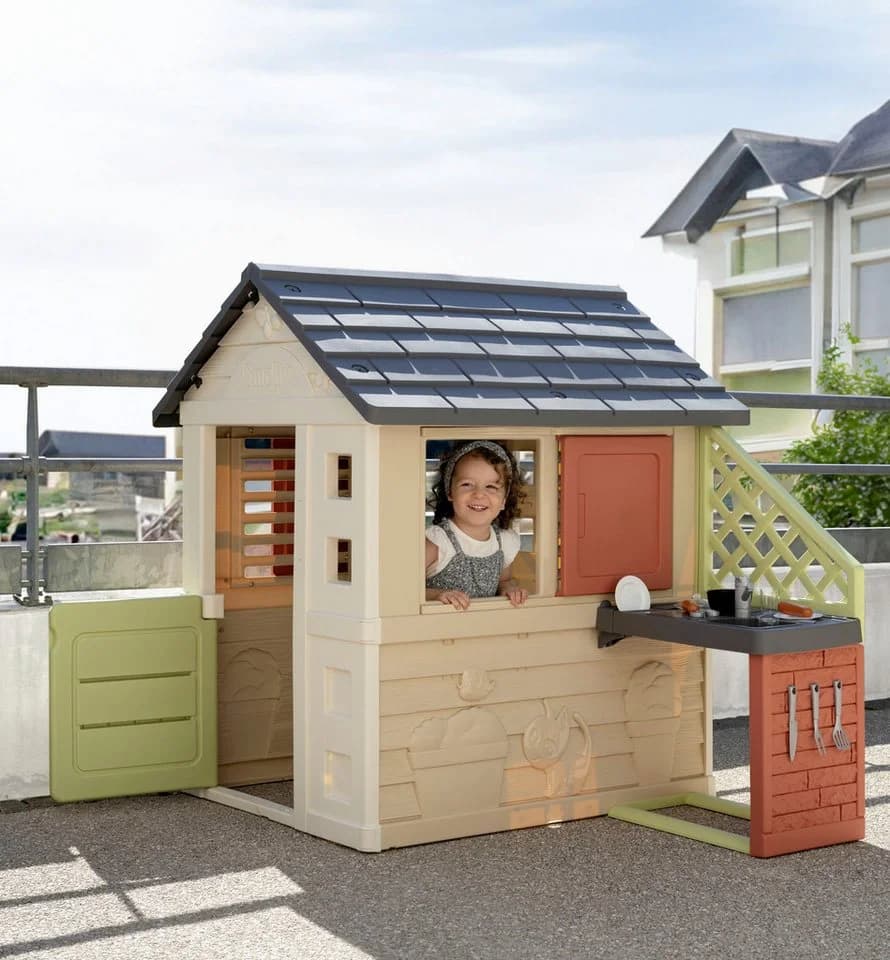 Smoby Life Spielhaus Natur mit Küche Bunt - Bild 3