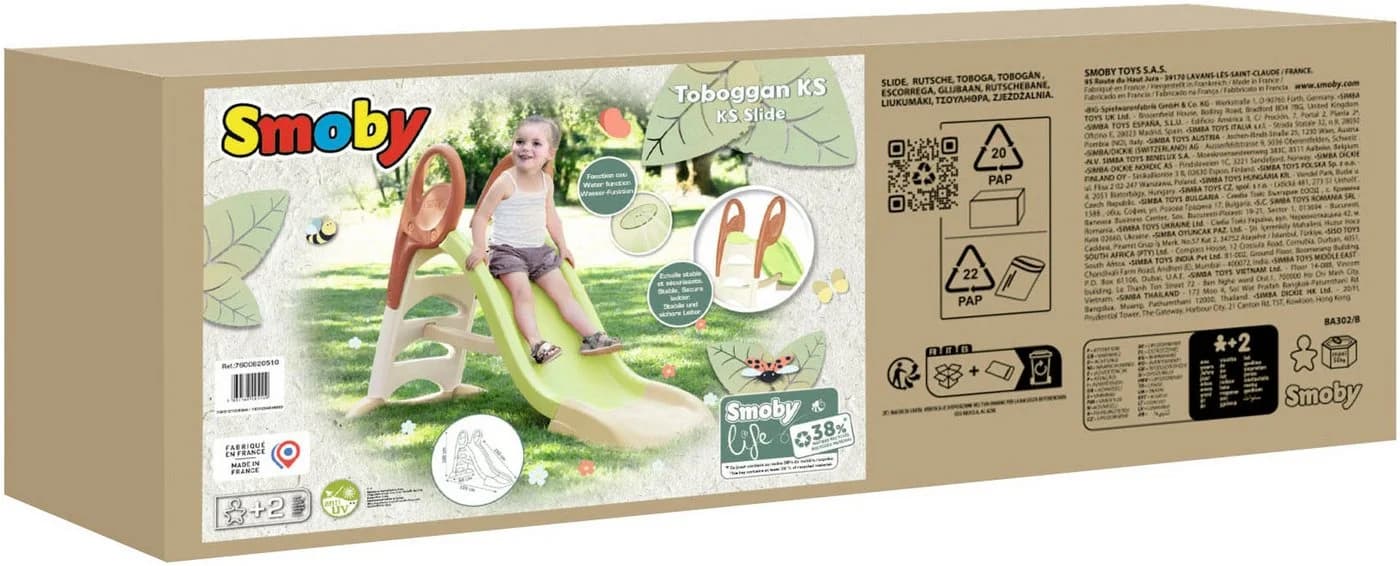 Smoby Life Rutsche KS Grün Wasserrutsche - Bild 5