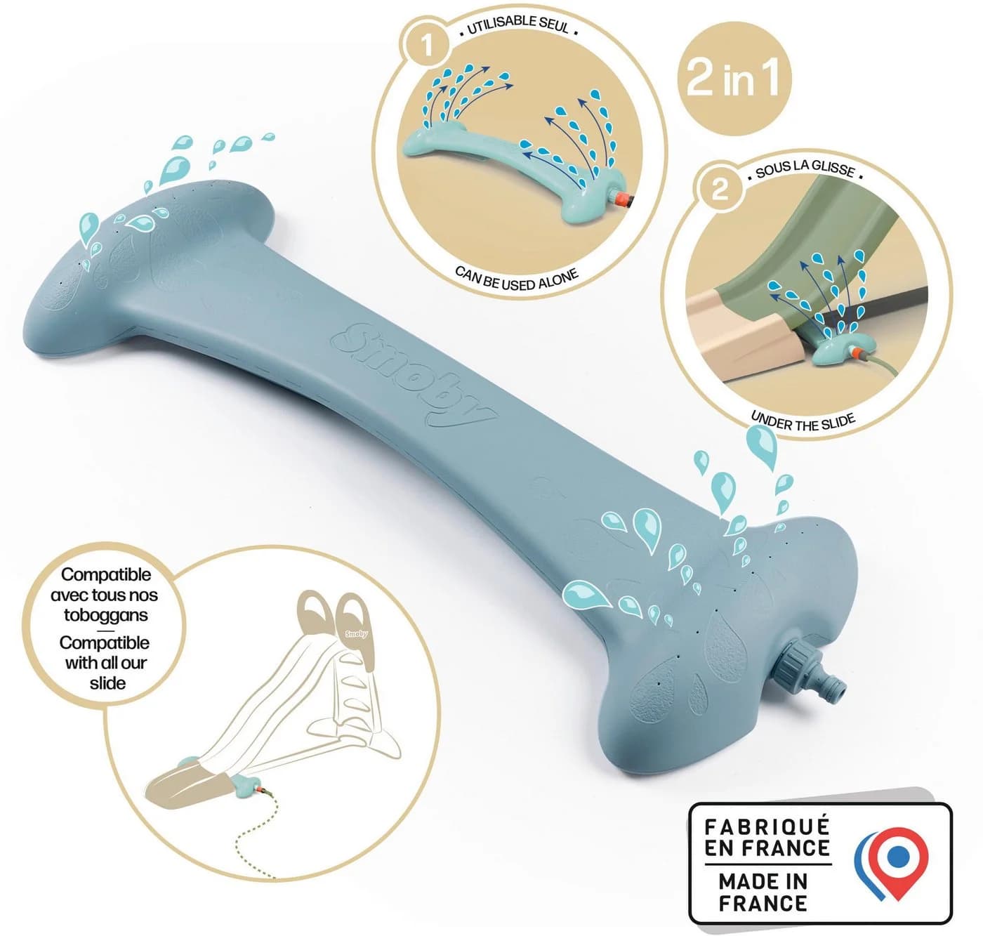 Smoby Splashy Way Wassersprenkler Outdoor Bunt UV-stabil - Bild 5