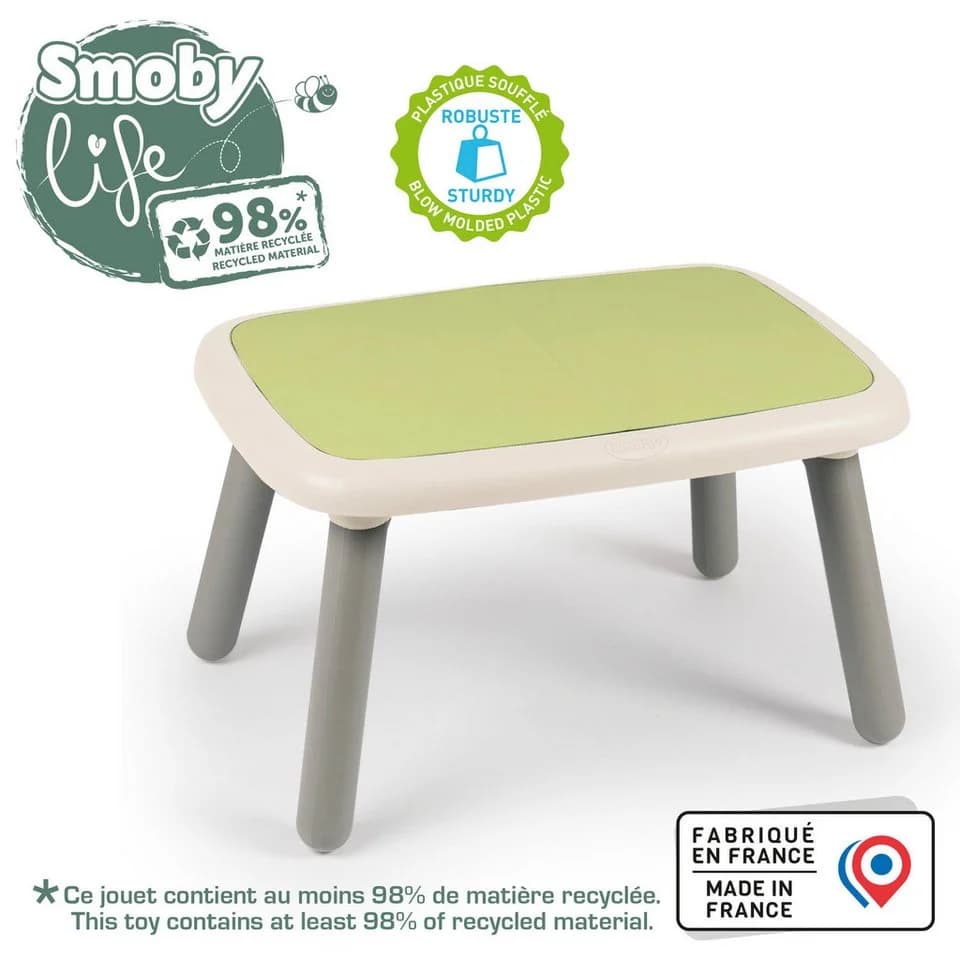 Smoby Life Kid Kindertisch Grün Kunststoff