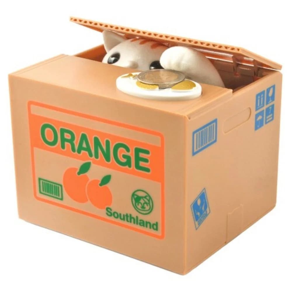 ISO TRADE Elektronische Kätzchen-Spardose mit Miau-Funktion - Bild 2