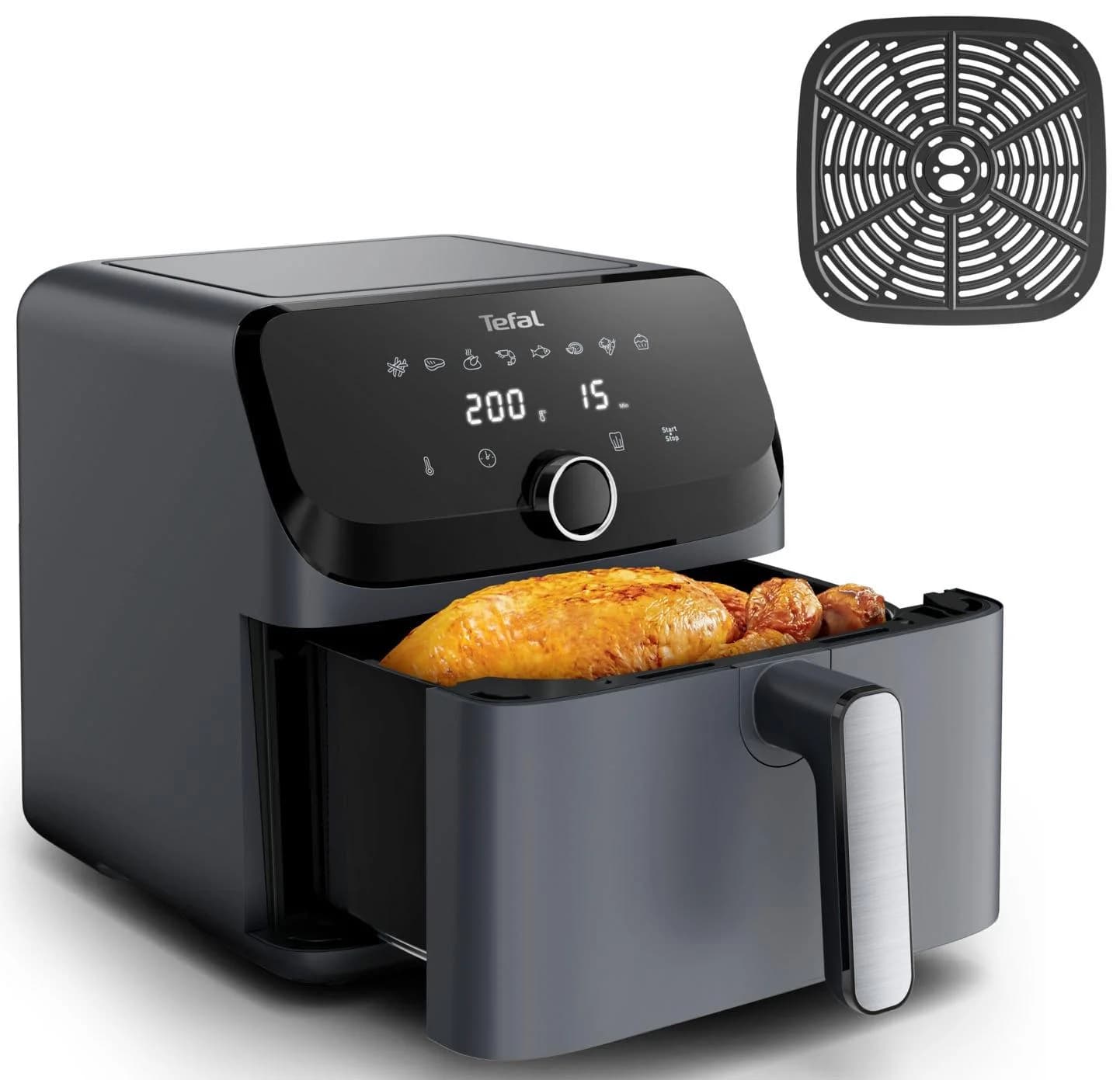 Tefal Heißluftfritteuse Easy Fry Mega 8 Programme 7,5 kg Fassungsvermögen