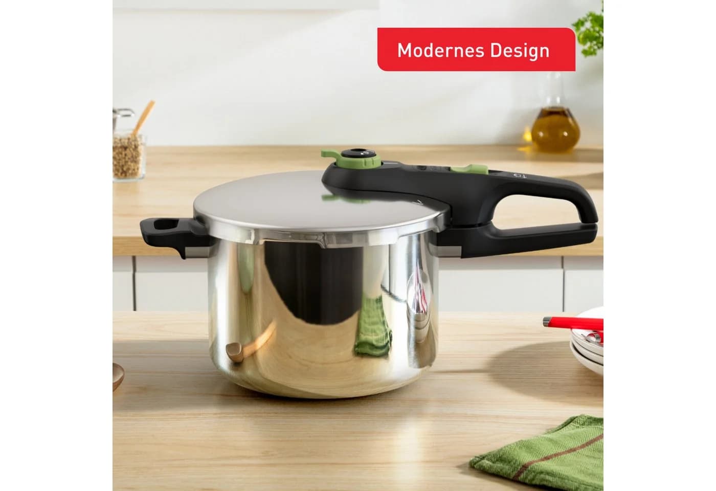 Schnellkochtopf TEFAL Secure Trendy Silber 6 l