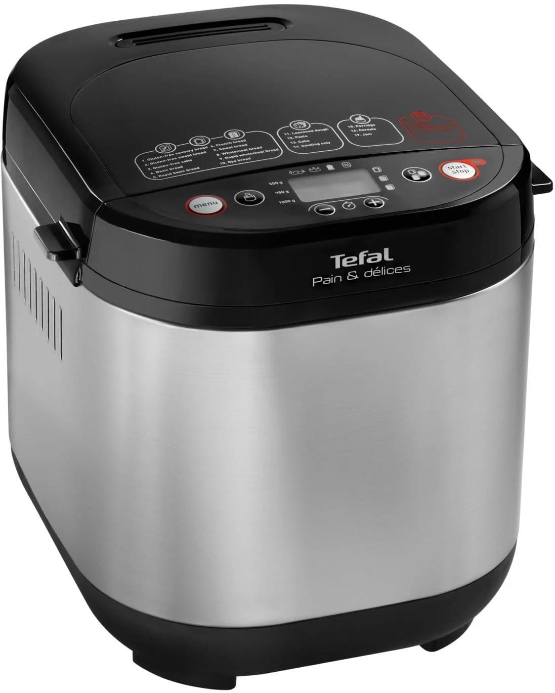 Tefal Brotbackautomat Pain & Délices 20 Programme 3 Brotgrößen