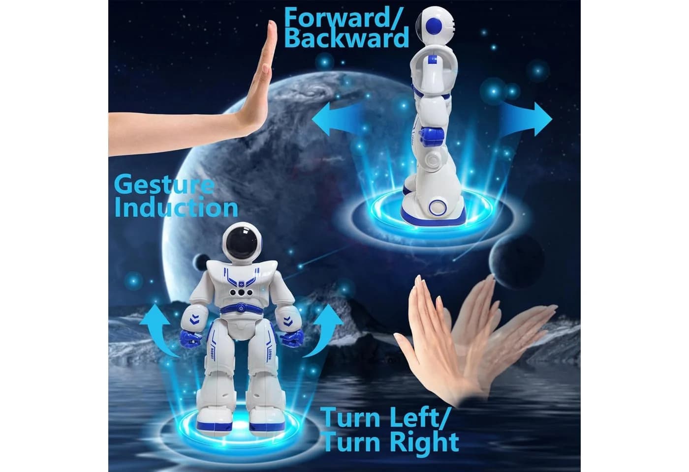 LA CUTE Lernroboter Habeny Astronaut RC Roboter mit Gestensteuerung