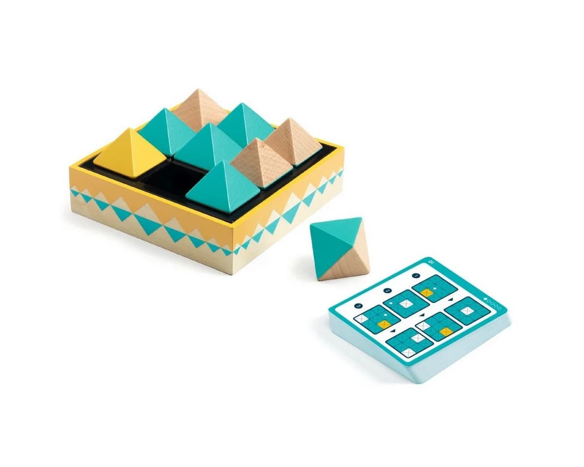 DJECO OctoPush Schiebepuzzle 3D Logikspiel für Kinder ab 6 Jahre