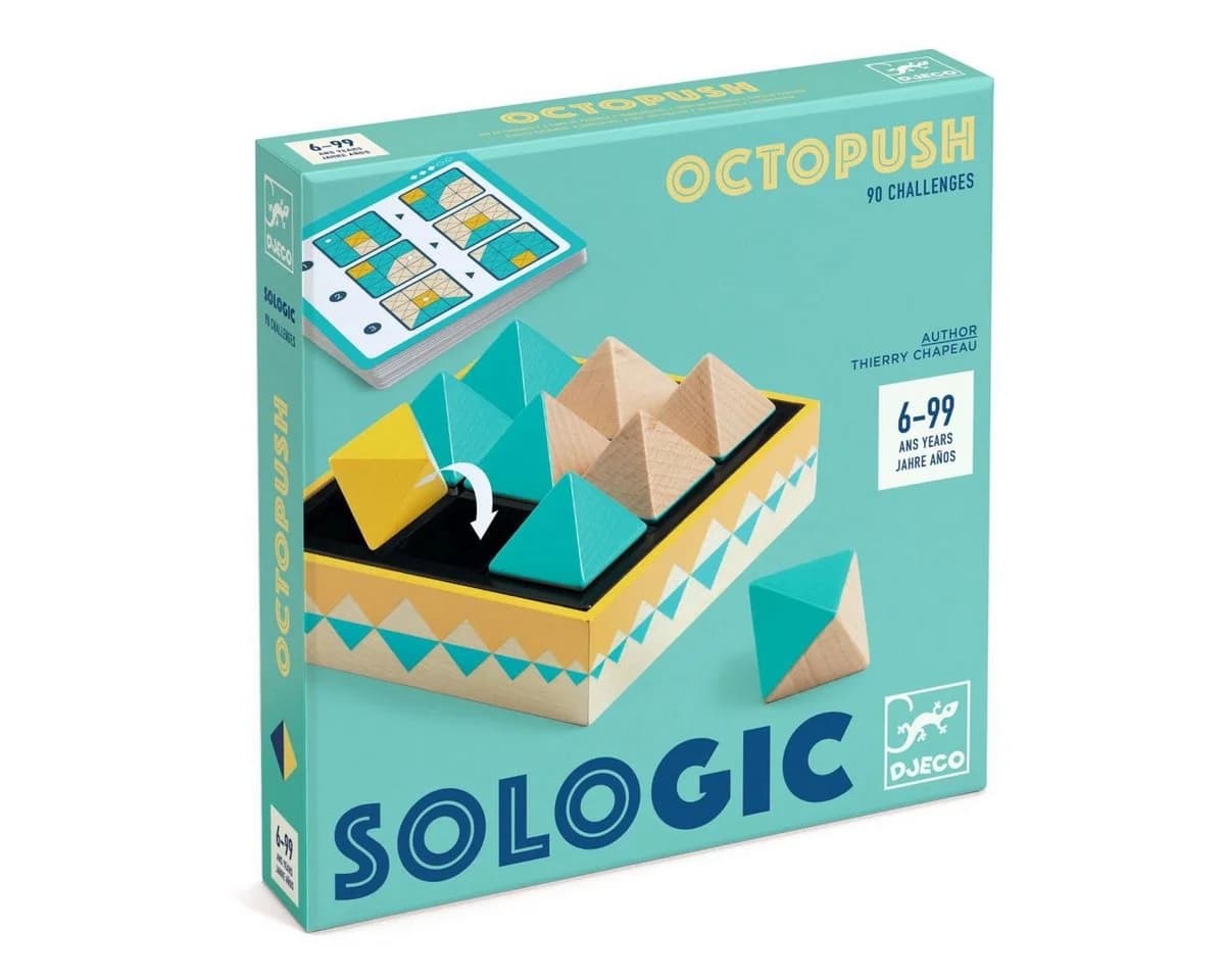 DJECO OctoPush Schiebepuzzle 3D Logikspiel für Kinder ab 6 Jahre - Bild 2