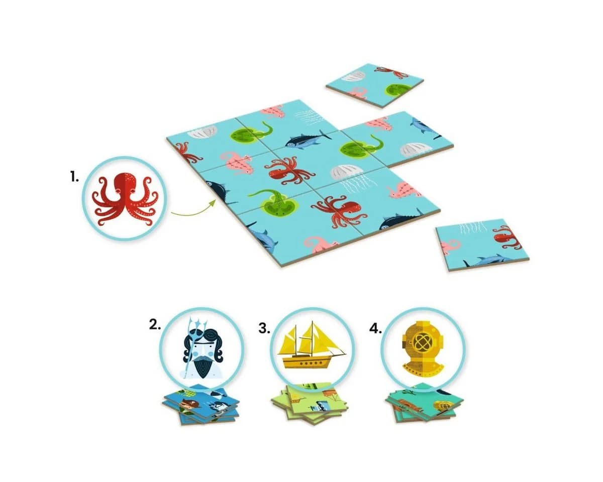 DJECO Lernspielzeug SOLOGIC: Impossiblo Logikspiel Kinder ab 6