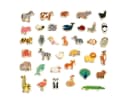 DJECO Magnimo Holz-Magnete 36 bunte Tierfiguren ab 2 Jahren Bild 1