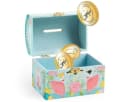 Elegante Ballerina Spardose aus Holz und Metall Bild 1