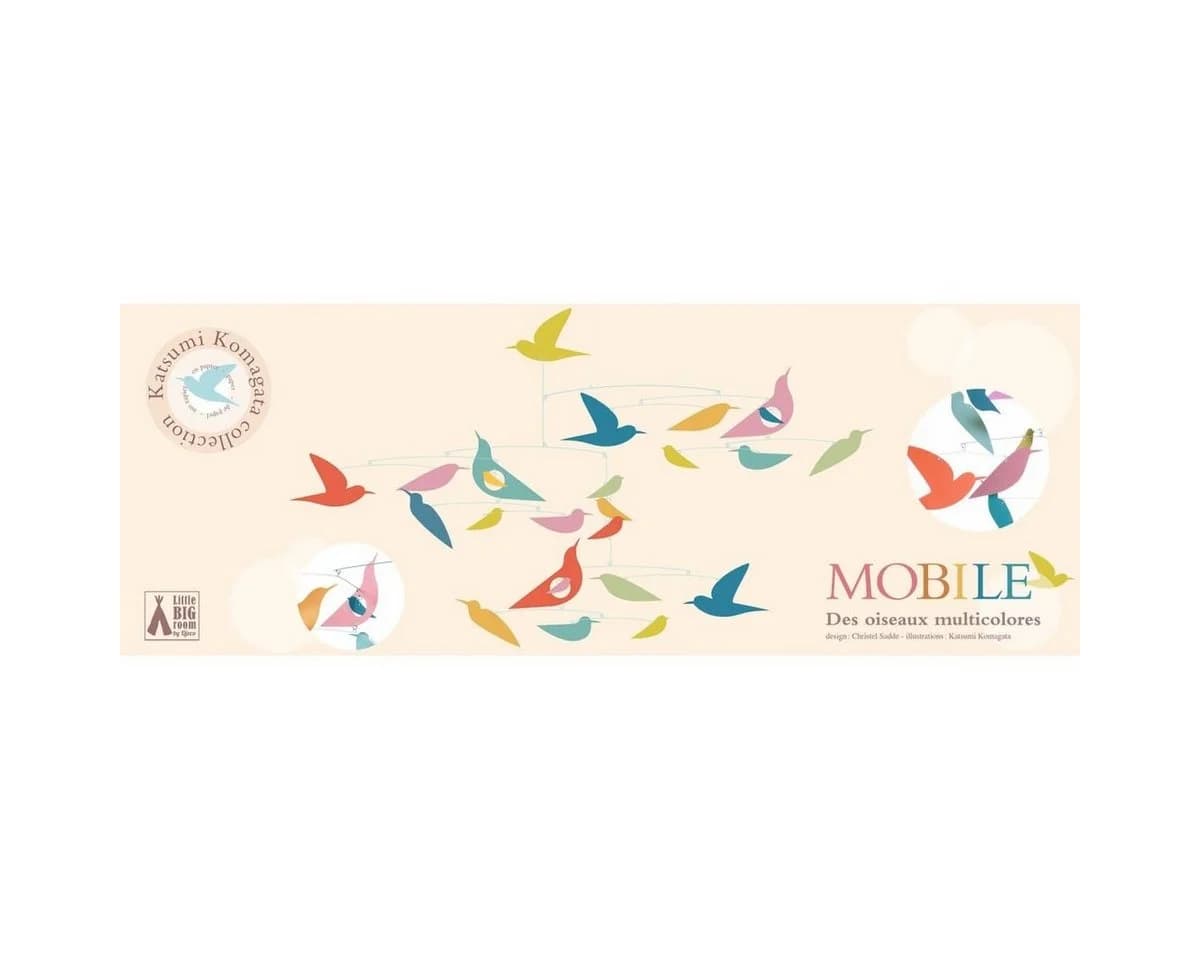 DJECO Mobile Bunte Vögel FSC-zertifiziertes Papier - Bild 3