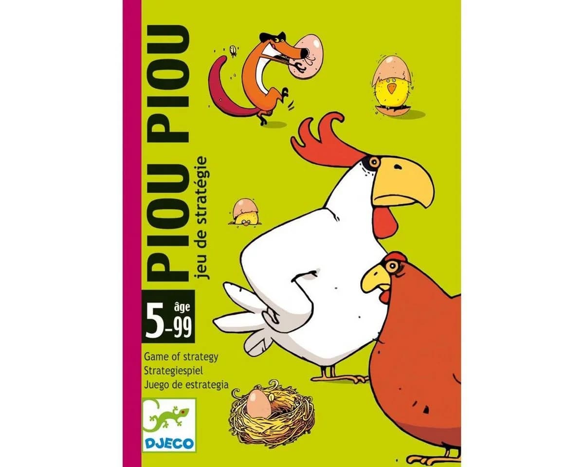 Djeco Piou Piou Kartenspiel Strategiespiel für die ganze Familie