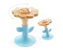 DJECO Baby Swipi Saugrassel Blume Holz Rassel für Babys ab 3 Monaten Bild 3