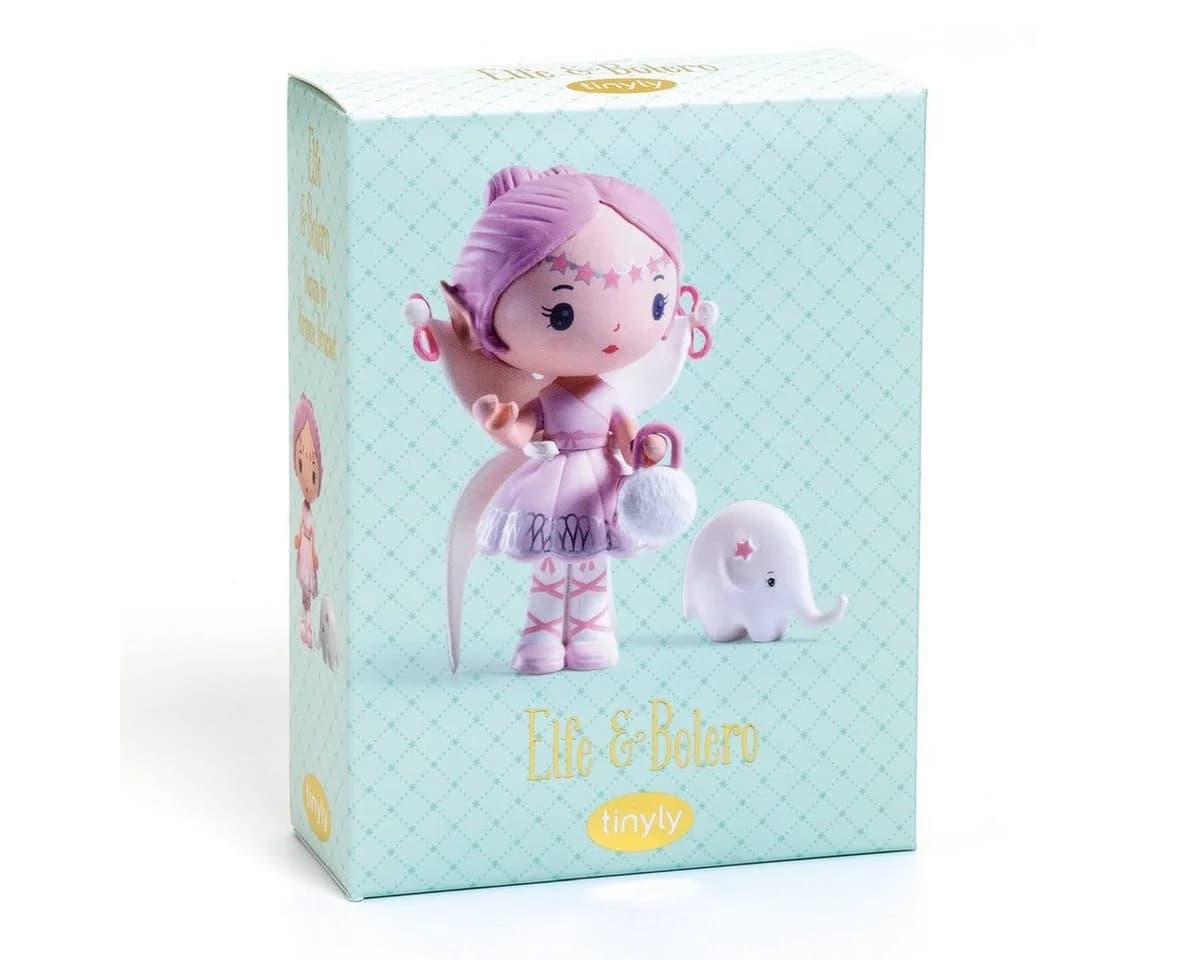 Djeco Spielfigur Tinyly Elfe & Bolero pink Set
