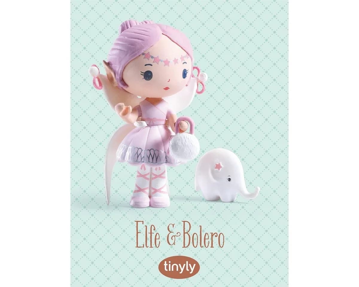 Djeco Spielfigur Tinyly Elfe & Bolero pink Set - Bild 3