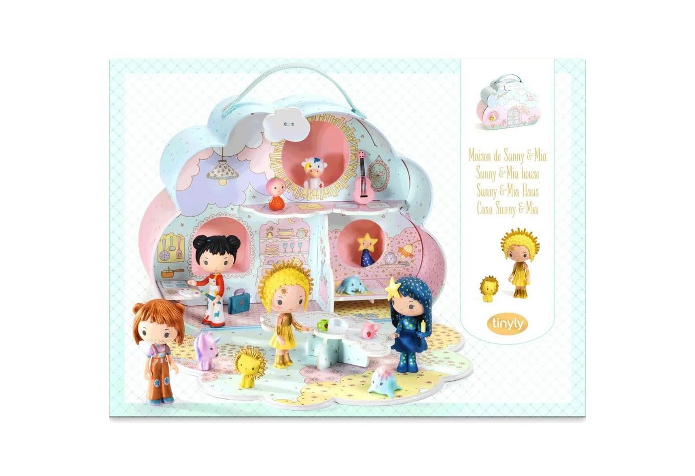 DJECO Puppenhaus Tinyly: Sunny & Mia, Puppenhaus in Wolkenform - Bild 5
