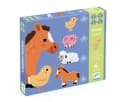 DJECO Bauernhof-Puzzle für Kinder - Erste Puzzlespiel mit 12 Teilen Bild 2