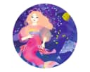 DJECO Puzzle Meerjungfrau Ella 36 Teile Bunt Kinderpuzzle Bild 4