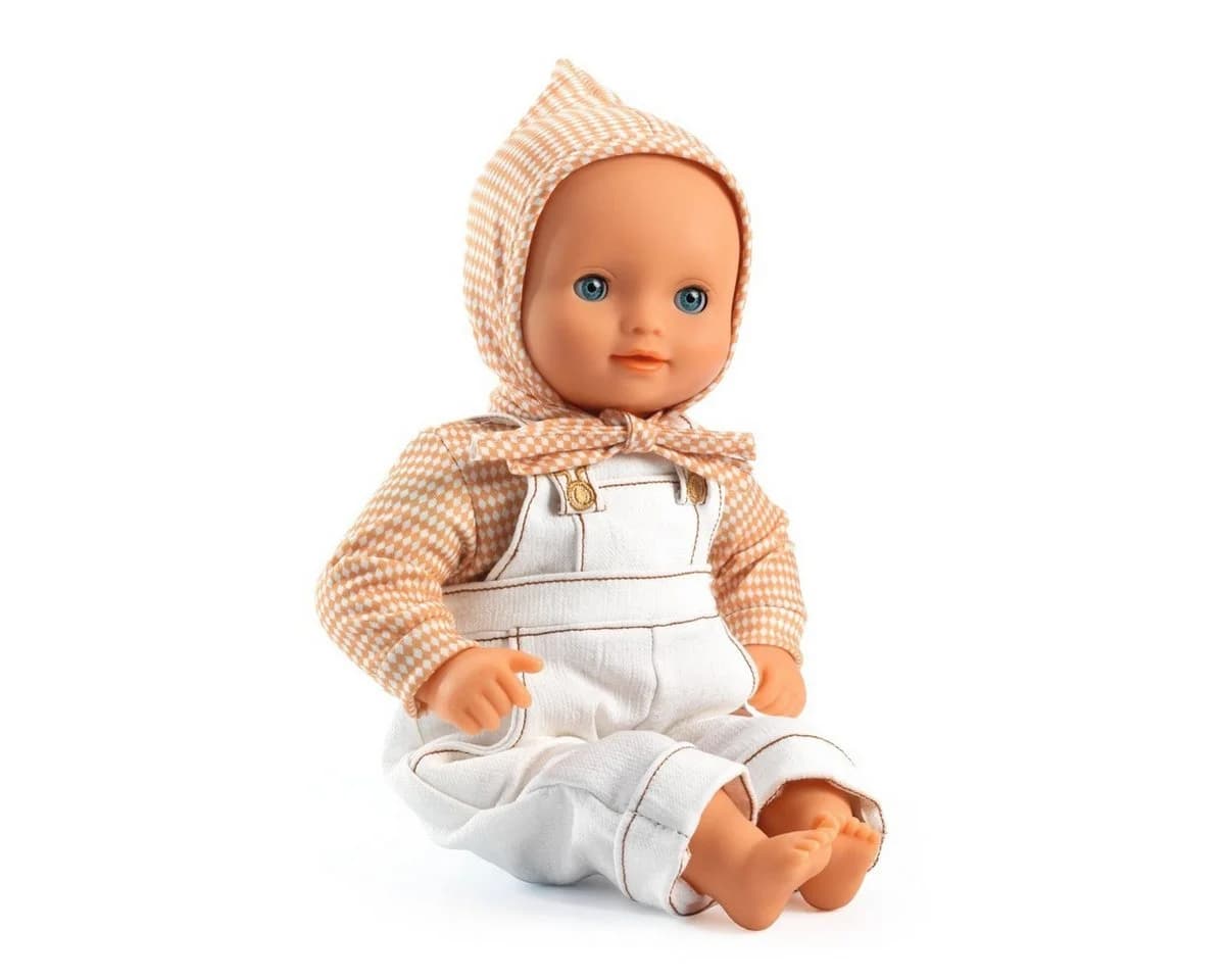 DJECO Puppenkleidung POMEA Latzhose Cannelle für Puppen 30-34 cm - Bild 3
