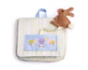 DJECO Puppen-Schultasche Pomea mit Kuschelhase, Mini-Rucksack Bild 1