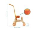 DJECO Puppenfahrzeug Pomea Mini-Dreirad mit Sicherheitsgurt Bild 4