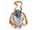 DJECO Puppen Tragetasche Pomea Blue Gray Verstellbare Träger Bild 1