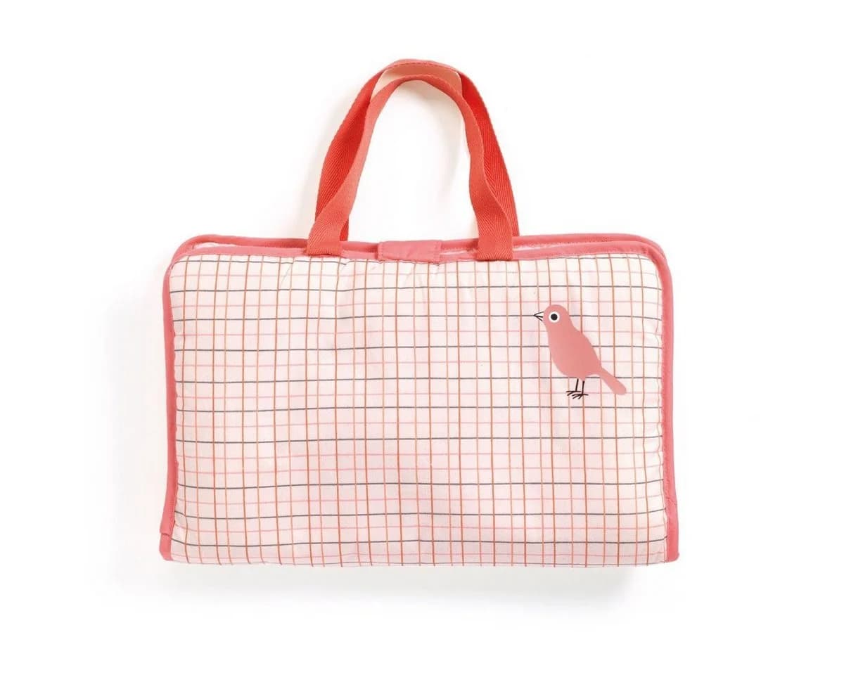 DJECO Puppen Wickeltasche POMEA Rosa 2-in-1 Tasche - Bild 2