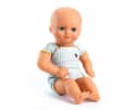 DJECO Babypuppe POMEA Puppe Canary 32 cm Blau Bild 3