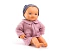 DJECO Babypuppe POMEA Puppe Dalhia Purple Rosa Blau Bild 4