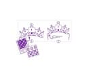 DJECO Kreativset DIY Mosaik-Diademe Prinzessin Bunt Bild 4