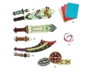 DJECO Kreativset DIY Mosaik-Piratenschwerter mit selbstklebenden Steinen Bild 1